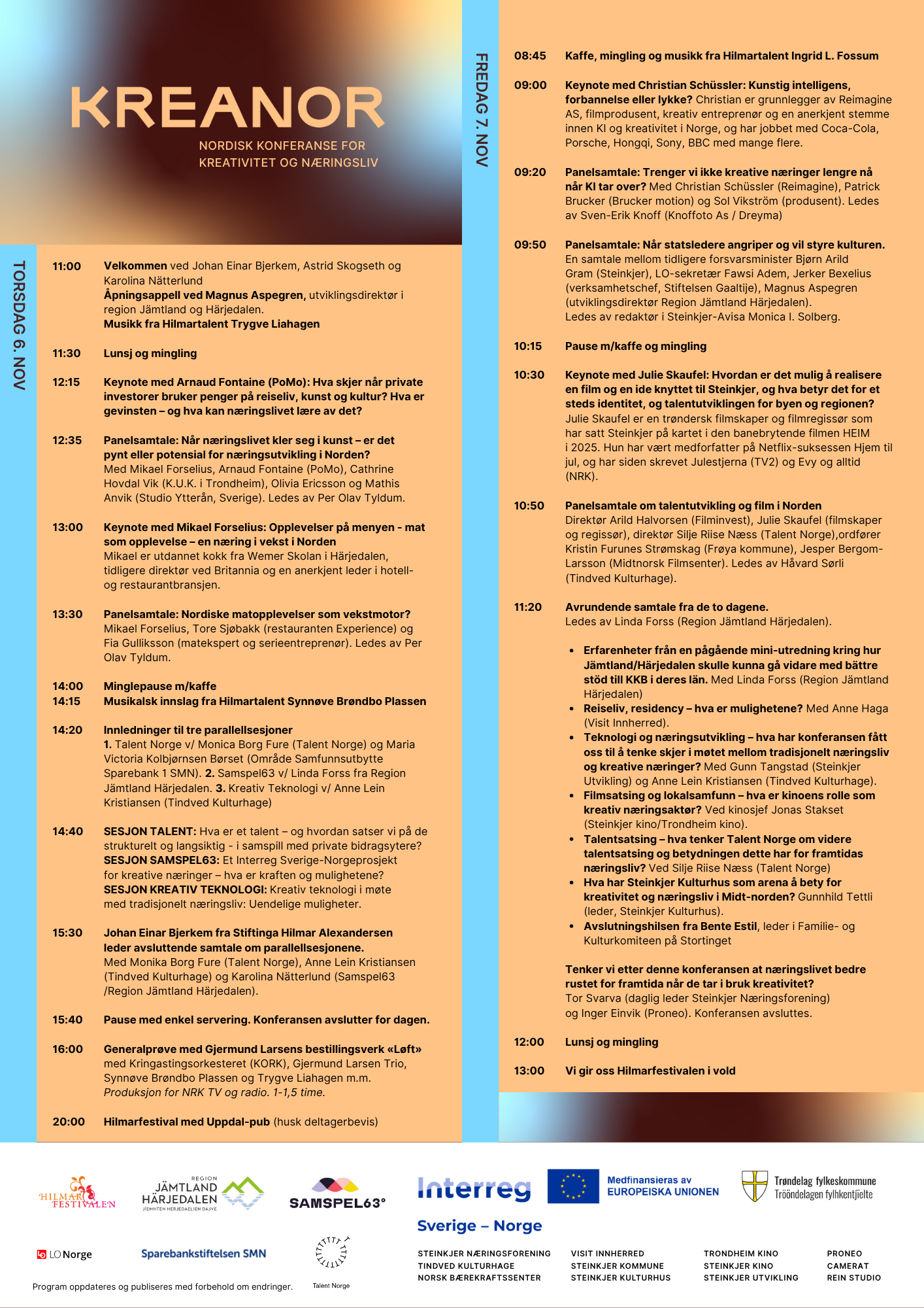 til nettsidedeling. Oppdatert 04.11