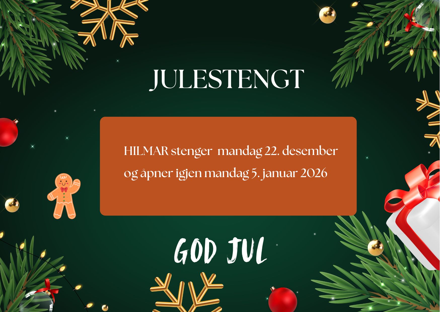 Julestengt